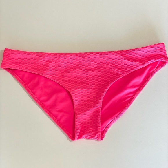 Vetchy Laguna Bikini Two Piece Swimsuit Neon Green Top Hot Pink Botton M/L - Picture 11 of 15